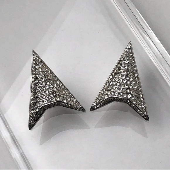 RARE VTG 80s CHRISTIAN DIOR ARROW HEAD EARRINGS - Picture 11 of 14